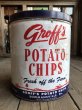 画像3: Vintage GROFF'S Potato Chips Tin Can (B640) (3)