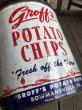 画像6: Vintage GROFF'S Potato Chips Tin Can (B640) (6)
