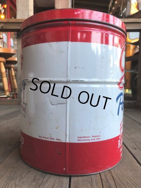 画像4: Vintage RALPH GOOD Potato Chips Tin Can (B639) (4)