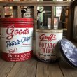 画像12: Vintage GROFF'S Potato Chips Tin Can (B640) (12)