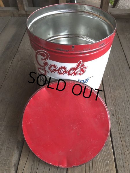 画像5: Vintage RALPH GOOD Potato Chips Tin Can (B639) (5)