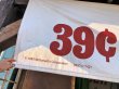 画像12: 80s Vintage Original McDonald's Hamburgers & Cheeseburgers Banner Sign (B641)  (12)