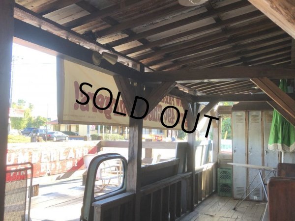 画像9: 80s Vintage Original McDonald's Hamburgers & Cheeseburgers Banner Sign (B641)  (9)