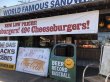 画像7: 80s Vintage Original McDonald's Hamburgers & Cheeseburgers Banner Sign (B641)  (7)