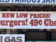 画像2: 80s Vintage Original McDonald's Hamburgers & Cheeseburgers Banner Sign (B641)  (2)