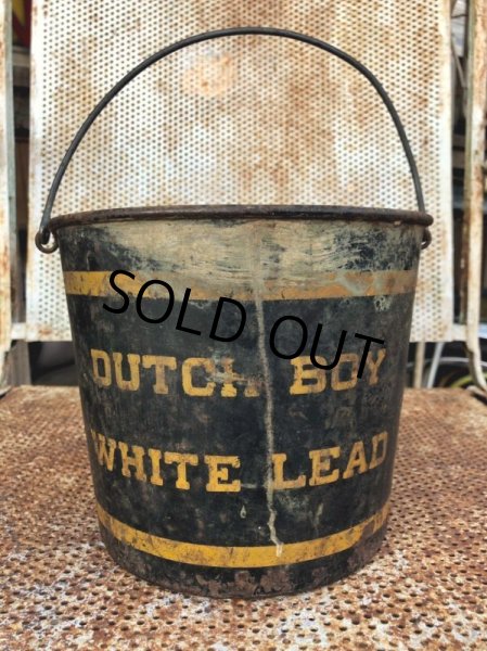 画像4: Vintage Dutch Boy Paint Pail Can 25 pound (B645) (4)