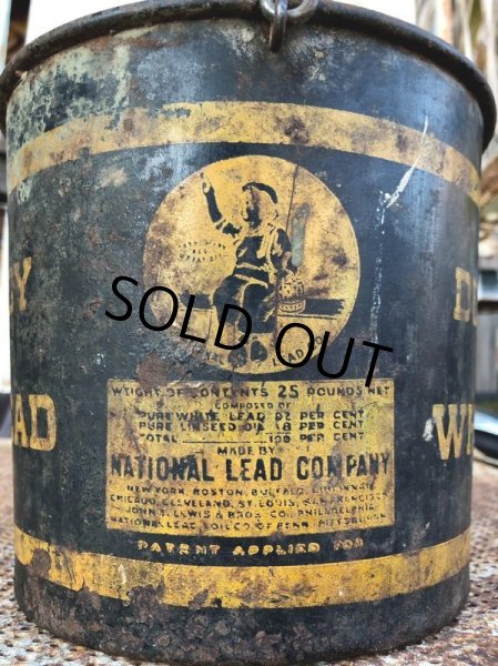 画像7: Vintage Dutch Boy Paint Pail Can 25 pound (B645) (7)