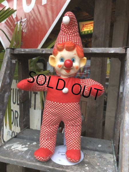 画像9: Vintage Musical Toy Clown Rubber Face Doll (B645) (9)