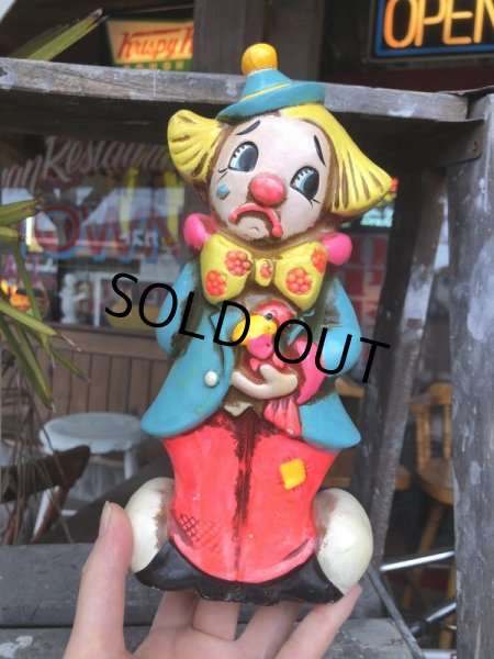 画像2: Vintage Two Face Circuc Hobo Clown Ceramic Bank (B653) (2)