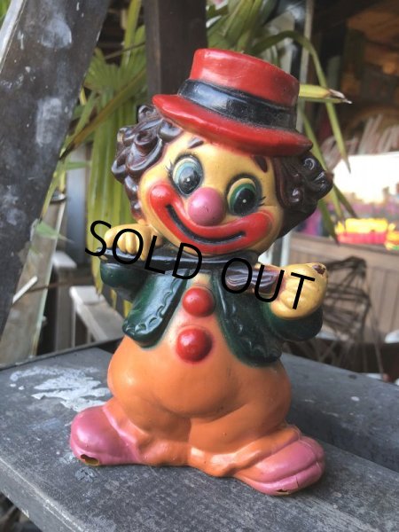 画像2: Vintage Clown Plastic Doll (B651) (2)