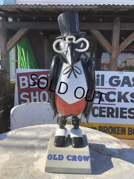 画像2: Vintage OLD CROW Kentucky Whiskey Store Display Statue (T655) (2)