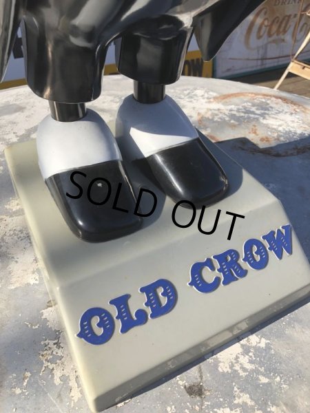 画像4: Vintage OLD CROW Kentucky Whiskey Store Display Statue (T655) (4)