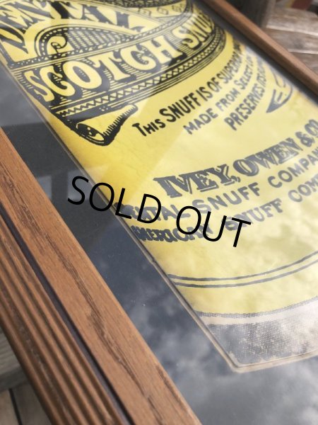 画像5: 30s Vintage Dental Scotch Snuff Chewing Tobacco Sign (T656) (5)