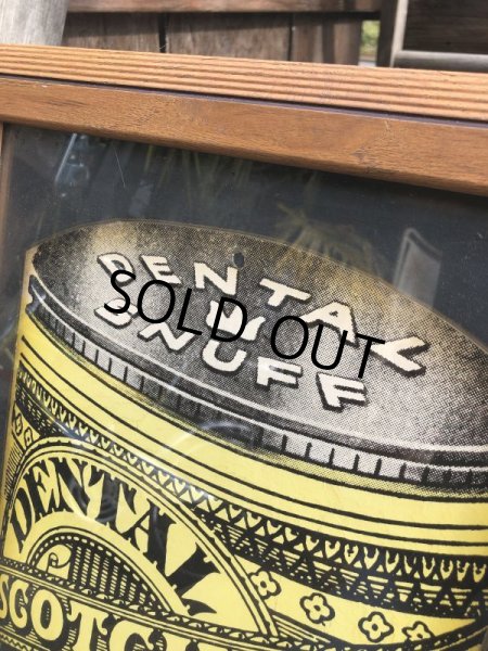 画像3: 30s Vintage Dental Scotch Snuff Chewing Tobacco Sign (T656) (3)