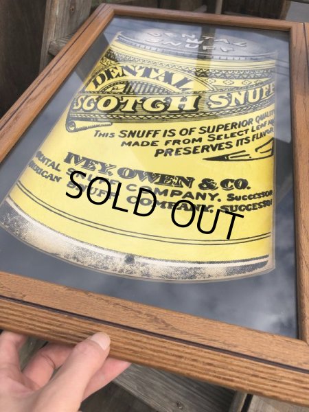 画像2: 30s Vintage Dental Scotch Snuff Chewing Tobacco Sign (T656) (2)