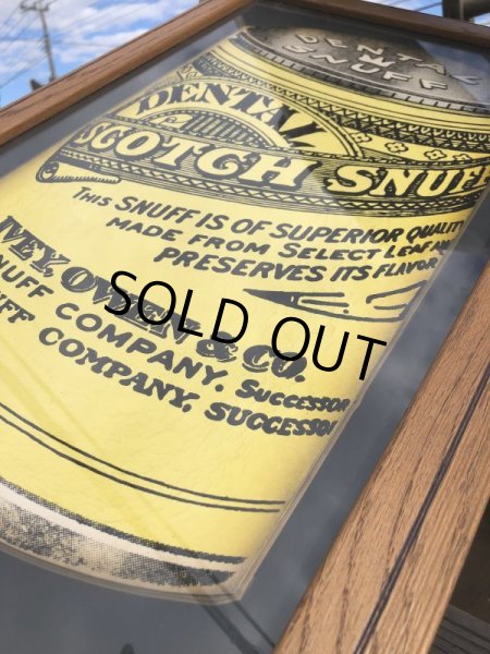 画像6: 30s Vintage Dental Scotch Snuff Chewing Tobacco Sign (T656) (6)