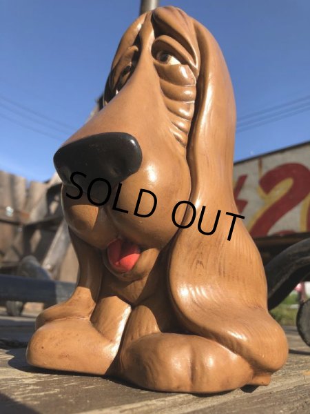 画像7: 70s Vintage Sad Big Eyes Basset Hound Dogs Ceramic Figurines (B662)  (7)