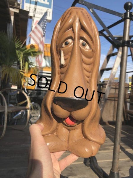 画像10: 70s Vintage Sad Big Eyes Basset Hound Dogs Ceramic Figurines (B662)  (10)