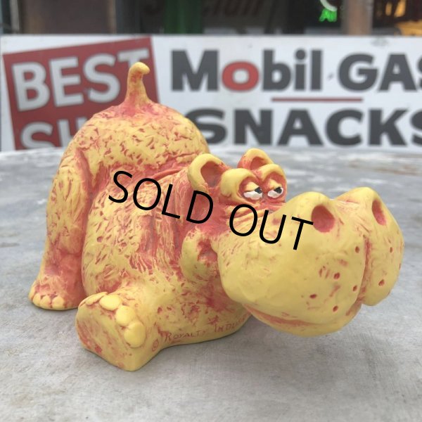 画像2: 70s Vintage Royalty Industries Hippo Coin Bank (B663)  (2)