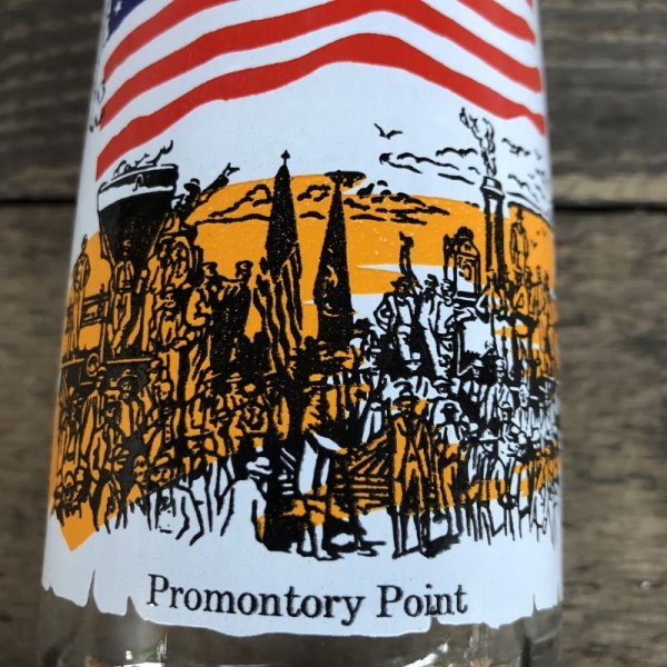 画像6: 70s Vintage Coca Cola Heritage Glass Promontory Point (G033)   (6)