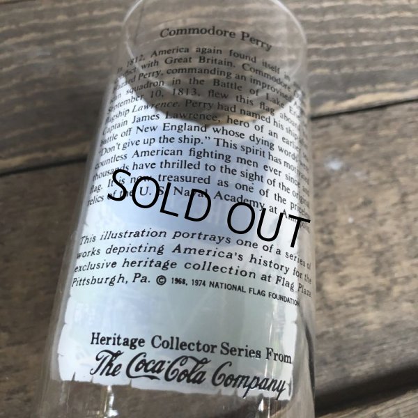 画像3: 70s Vintage Coca Cola Heritage Glass Commodore Perry (G036) 　 (3)