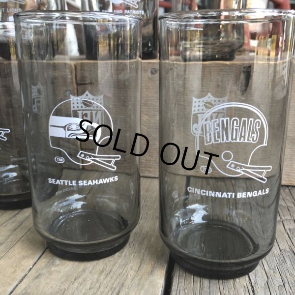 画像7: 70s Vintage BUGER SHEF Glass NFL BENGALS (G051) (7)