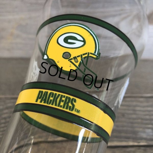 画像4: Vintage Coca Cola Glass NFL PACKERS (G062) (4)