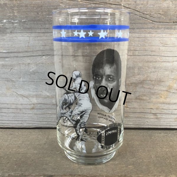 画像7: 70s Vintage BUGER KING / Dr. Pepper Glass NFL Dallas Cowboys Harvey Martin (G043) (7)
