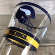 画像4: Vintage Coca Cola Glass NFL  VIKINGS (G057) (4)