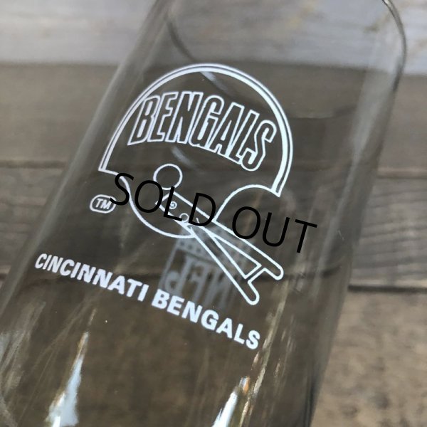 画像3: 70s Vintage BUGER SHEF Glass NFL BENGALS (G051) (3)
