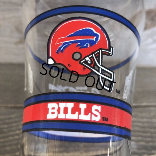 画像4: Vintage Coca Cola Glass NFL BILLS (G064) (4)