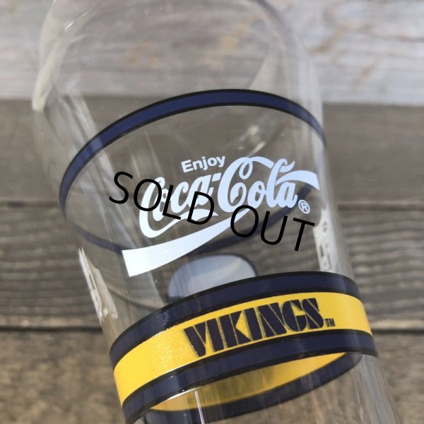 画像6: Vintage Coca Cola Glass NFL  VIKINGS (G057) (6)