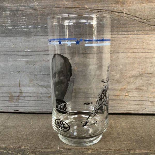 画像2: 70s Vintage BUGER KING / Dr. Pepper Glass NFL Dallas Cowboys Cliff Harris (G045) (2)