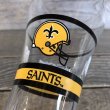 画像4: Vintage Coca Cola Glass NFL SAINTS (G061) (4)