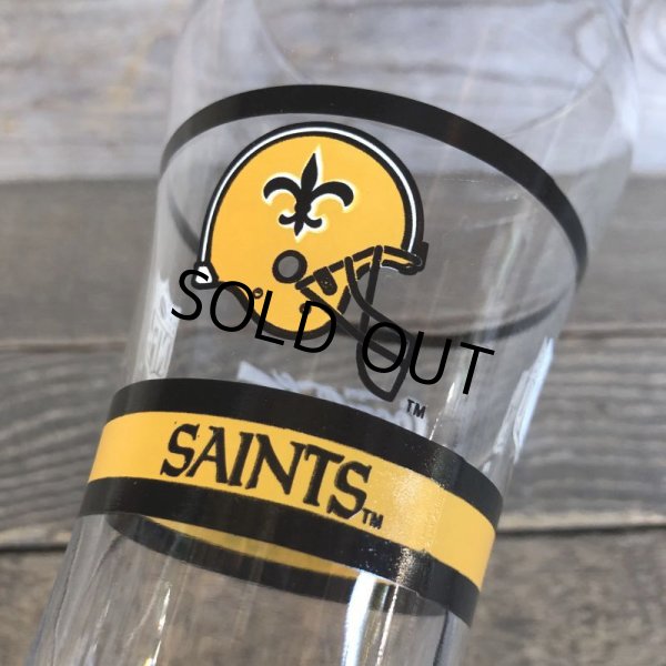 画像4: Vintage Coca Cola Glass NFL SAINTS (G061) (4)