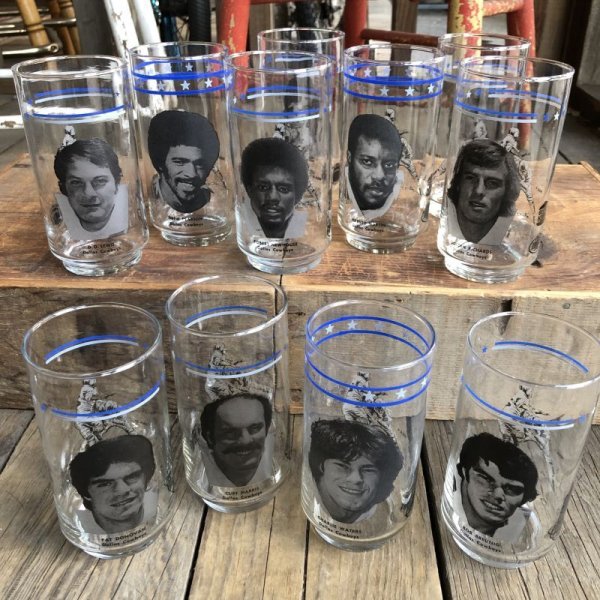 画像7: 70s Vintage BUGER KING / Dr. Pepper Glass NFL Dallas Cowboys Pat Donovan (G047) (7)