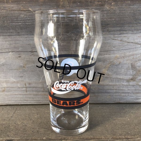 画像3: Vintage Coca Cola Glass NFL BEARS (G065) (3)