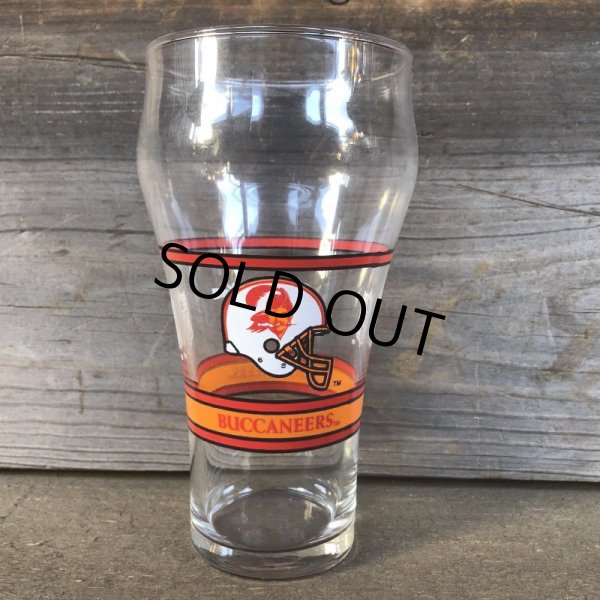 画像1: Vintage Coca Cola Glass NFL BUCCANEERS (G066) (1)