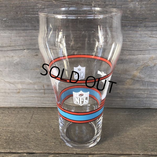 画像2: Vintage Coca Cola Glass NFL OILERS (G067) (2)