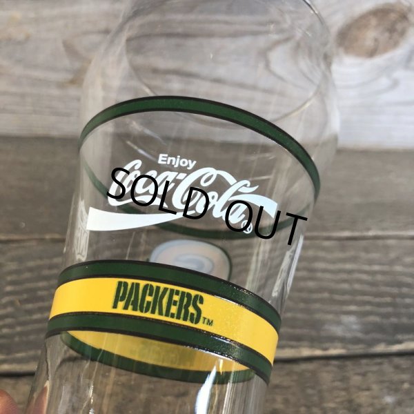 画像6: Vintage Coca Cola Glass NFL PACKERS (G062) (6)