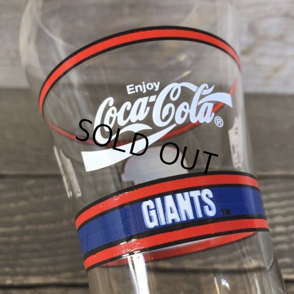 画像6: Vintage Coca Cola Glass NFL  GIANTS (G059) (6)
