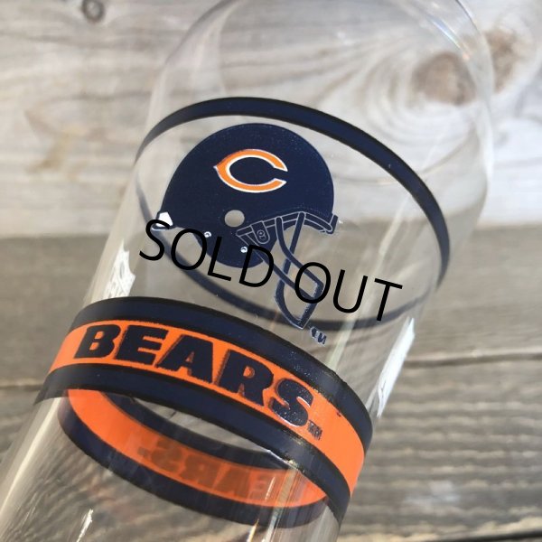 画像4: Vintage Coca Cola Glass NFL BEARS (G065) (4)