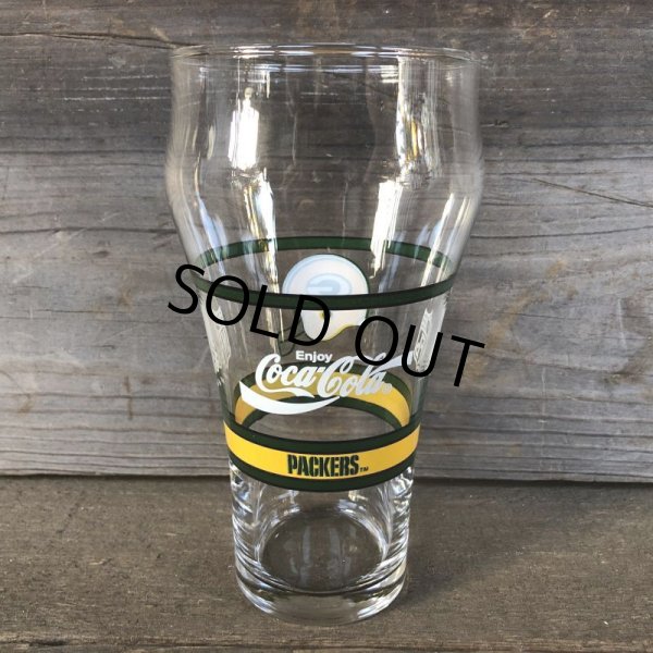 画像3: Vintage Coca Cola Glass NFL PACKERS (G062) (3)
