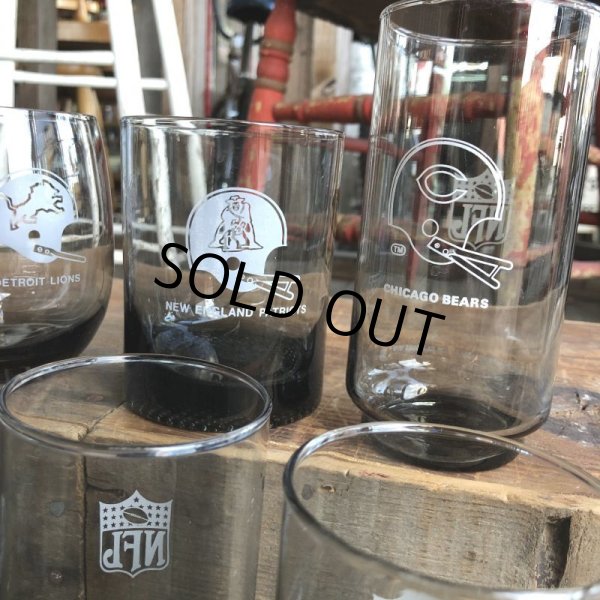 画像11: 70s Vintage BUGER SHEF Glass NFL  NEW ENGLAND PATRIOTS (G056) (11)