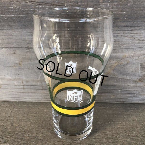 画像2: Vintage Coca Cola Glass NFL PACKERS (G062) (2)