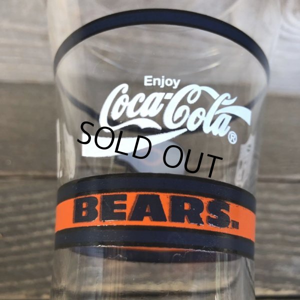 画像6: Vintage Coca Cola Glass NFL BEARS (G065) (6)