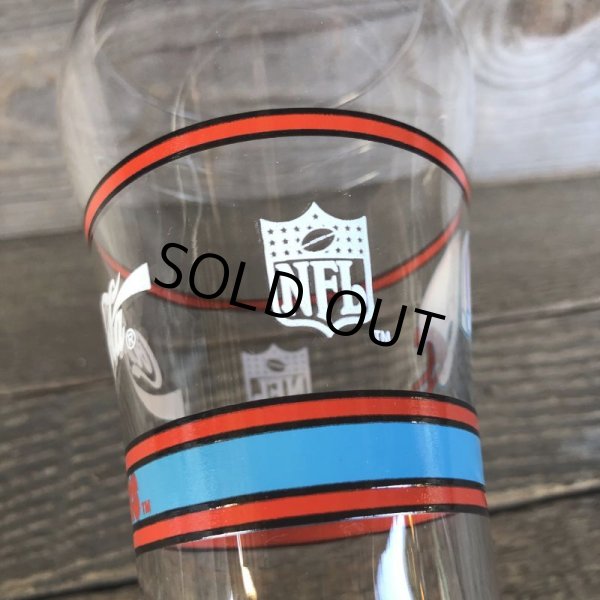 画像5: Vintage Coca Cola Glass NFL OILERS (G067) (5)