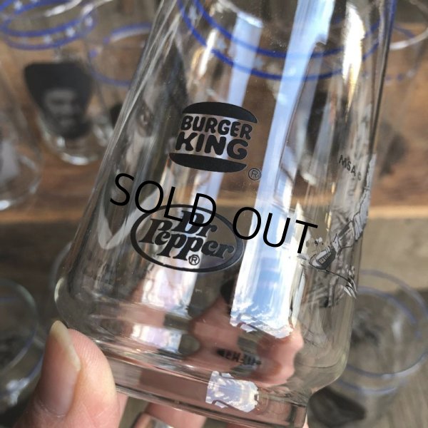 画像4: 70s Vintage BUGER KING / Dr. Pepper Glass NFL Dallas Cowboys Harvey Martin (G043) (4)