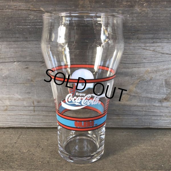 画像3: Vintage Coca Cola Glass NFL OILERS (G067) (3)