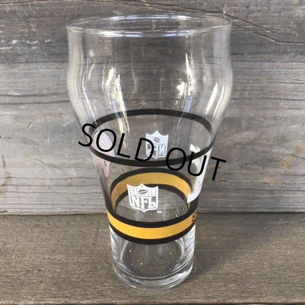 画像2: Vintage Coca Cola Glass NFL SAINTS (G061) (2)